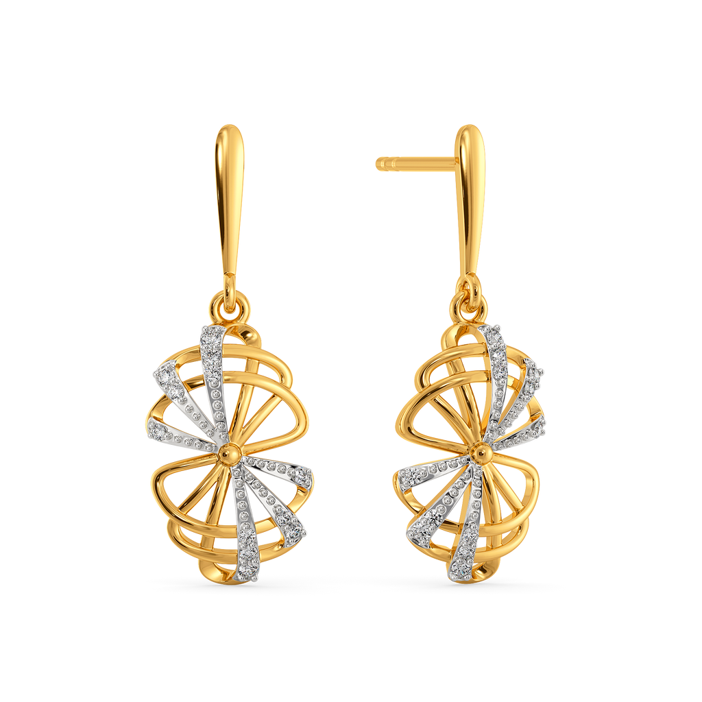 Turn Up the Volume Diamond Earrings