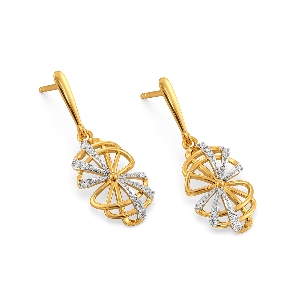 Turn Up the Volume Diamond Earrings