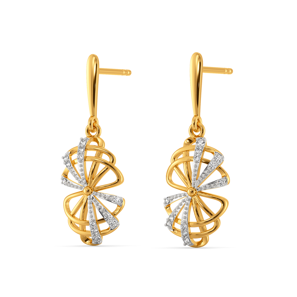 Turn Up the Volume Diamond Earrings