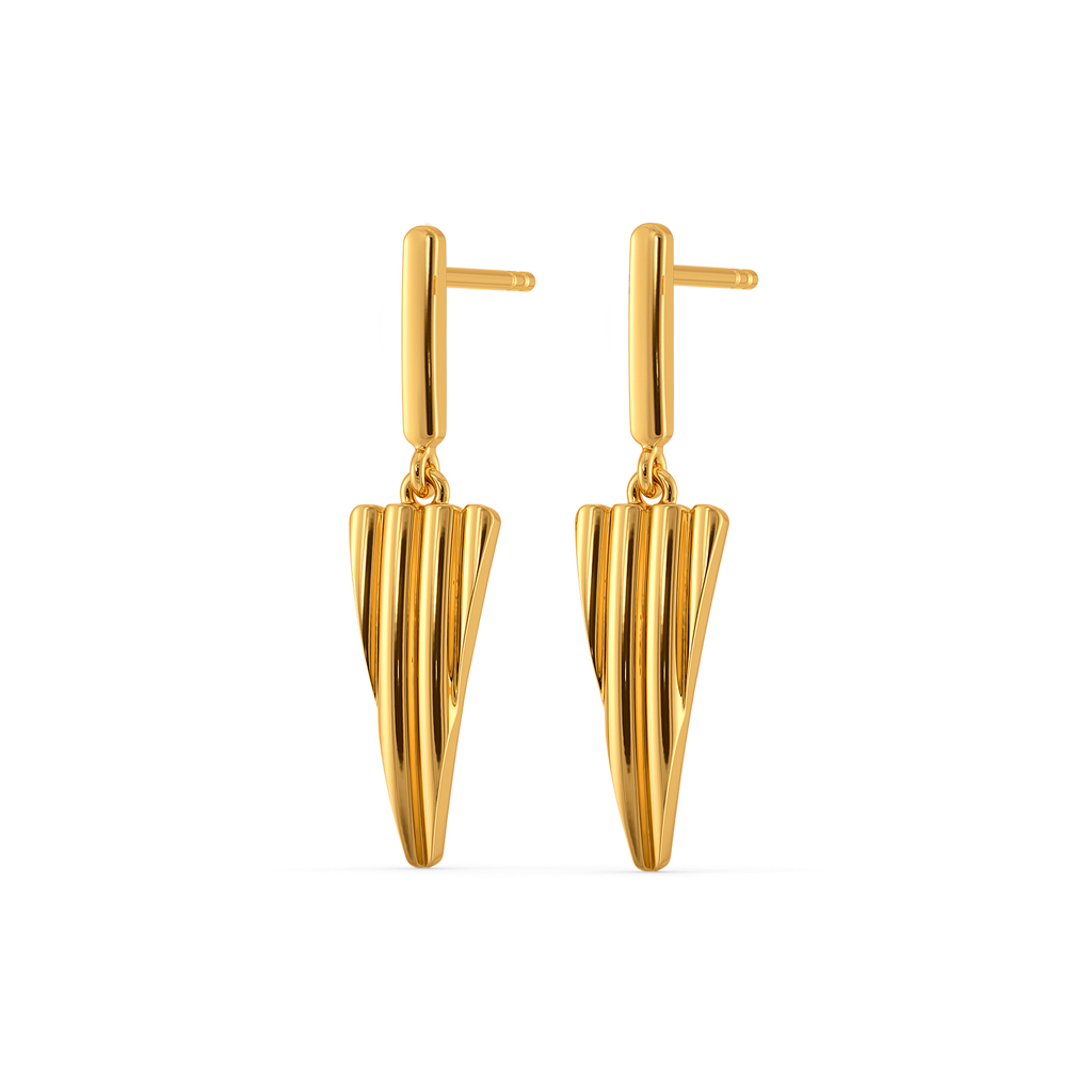Weekend in the City Gold Earrings