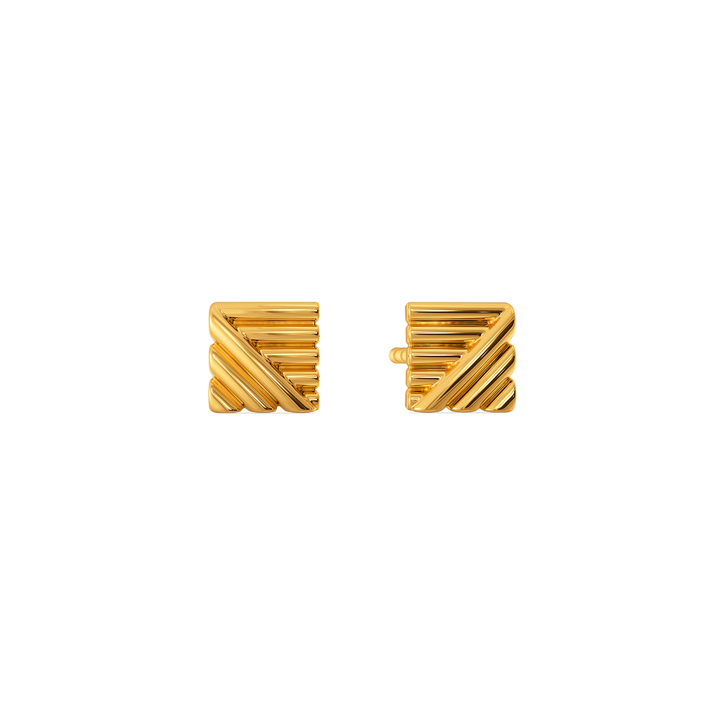 Weekend in the City Gold Earrings