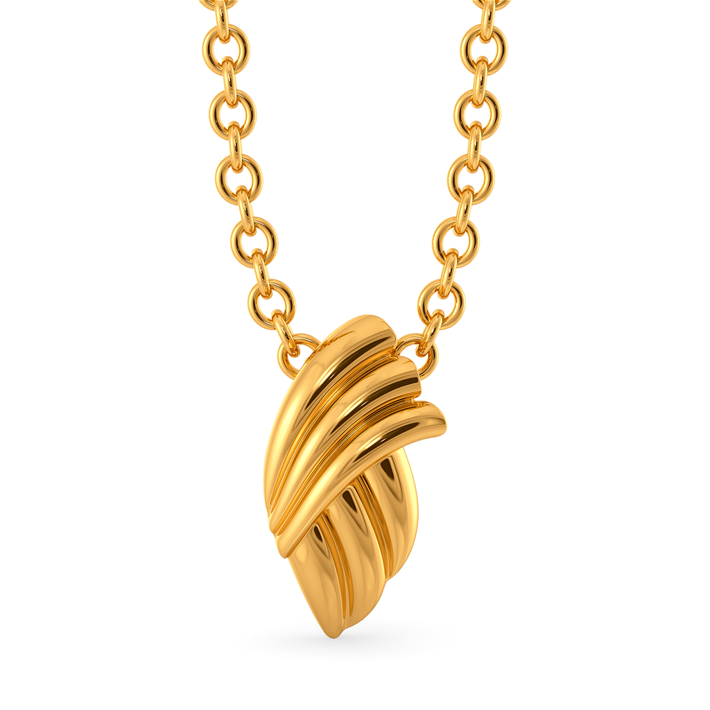 Stripes for a Minimalist Gold Pendants