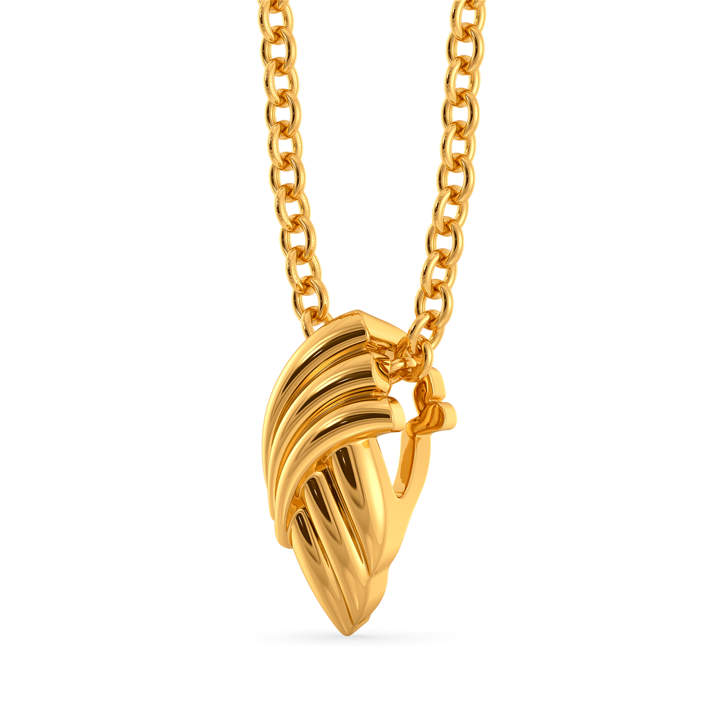 Stripes for a Minimalist Gold Pendants
