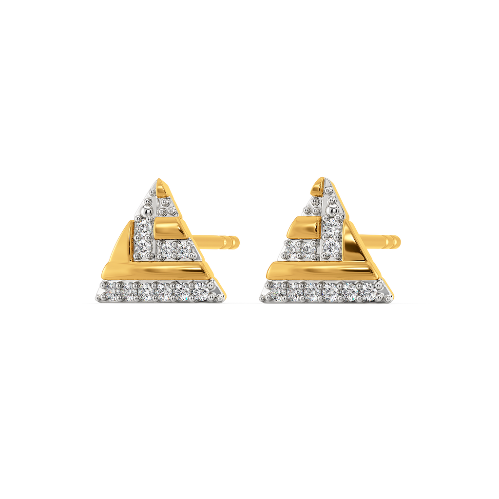 Stripes all the Way Diamond Earrings
