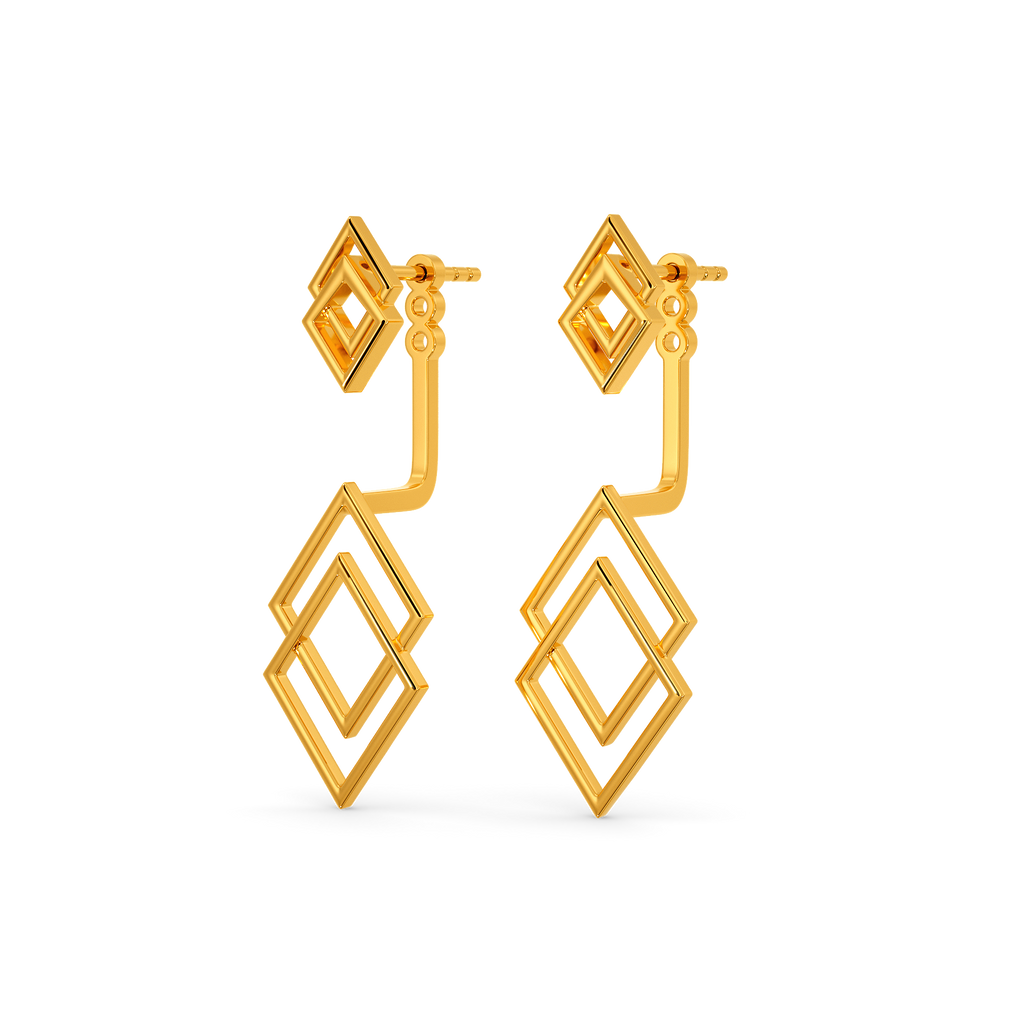 Layered Life Gold Earrings