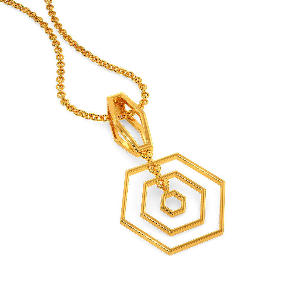 Layered Craze Gold Pendants