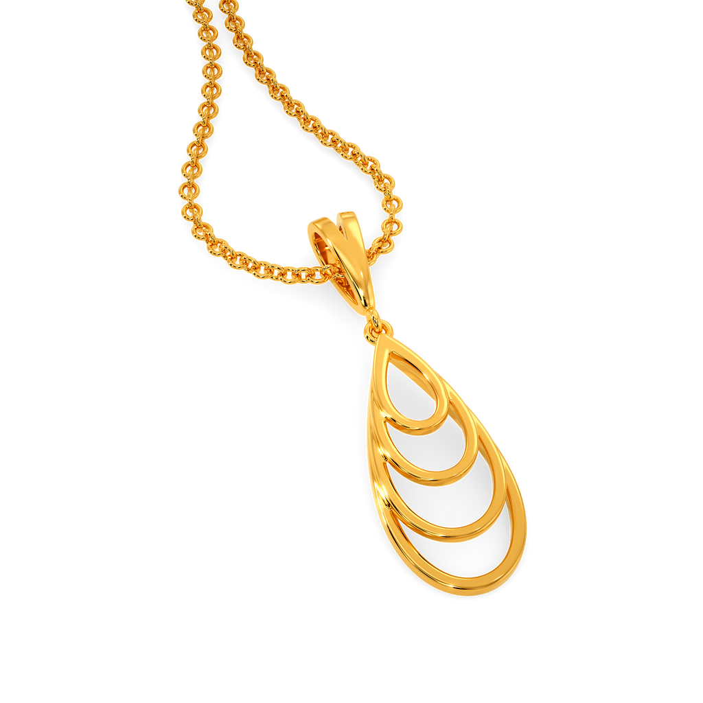 Layerific Gold Pendants