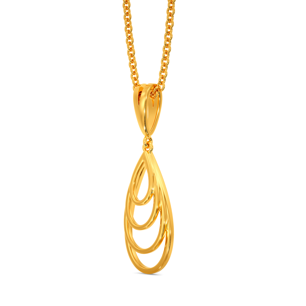 Layerific Gold Pendants