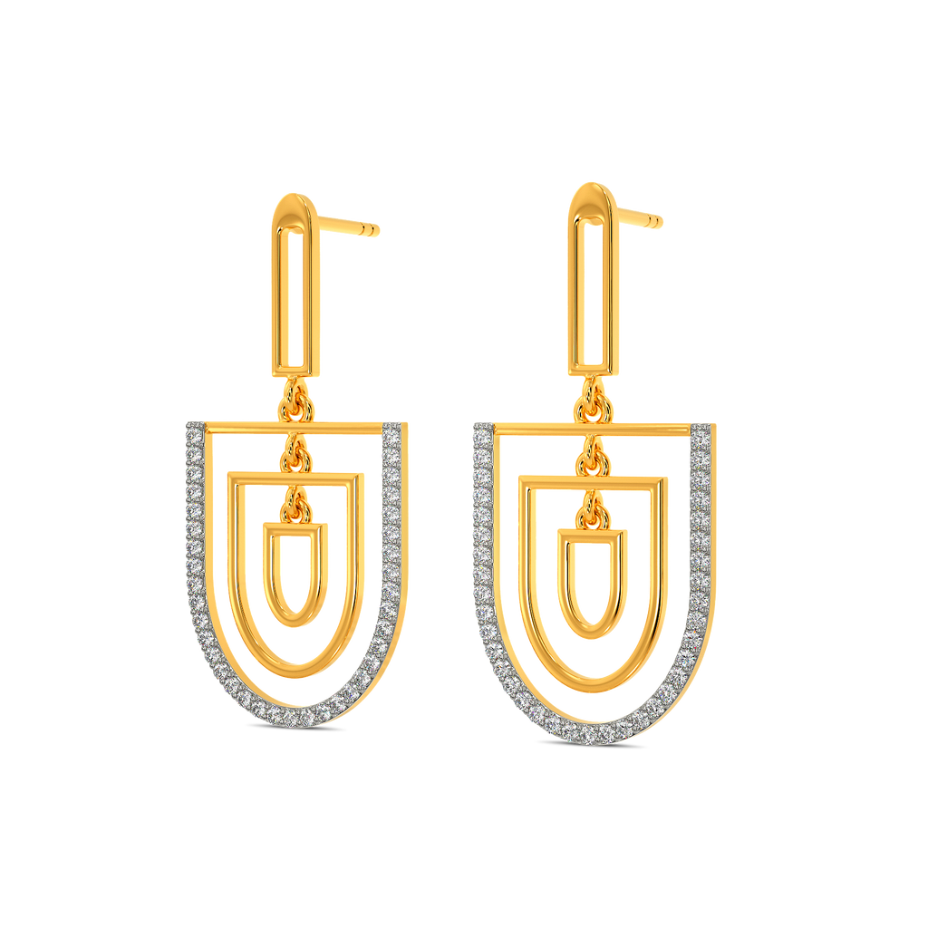 Layer Fiesta Diamond Earrings