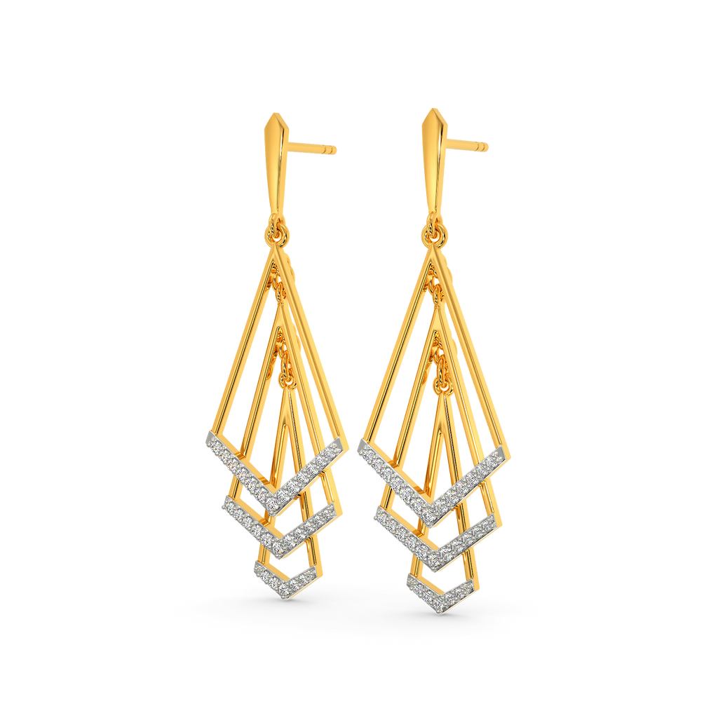 Layers In Play Diamond Earrings