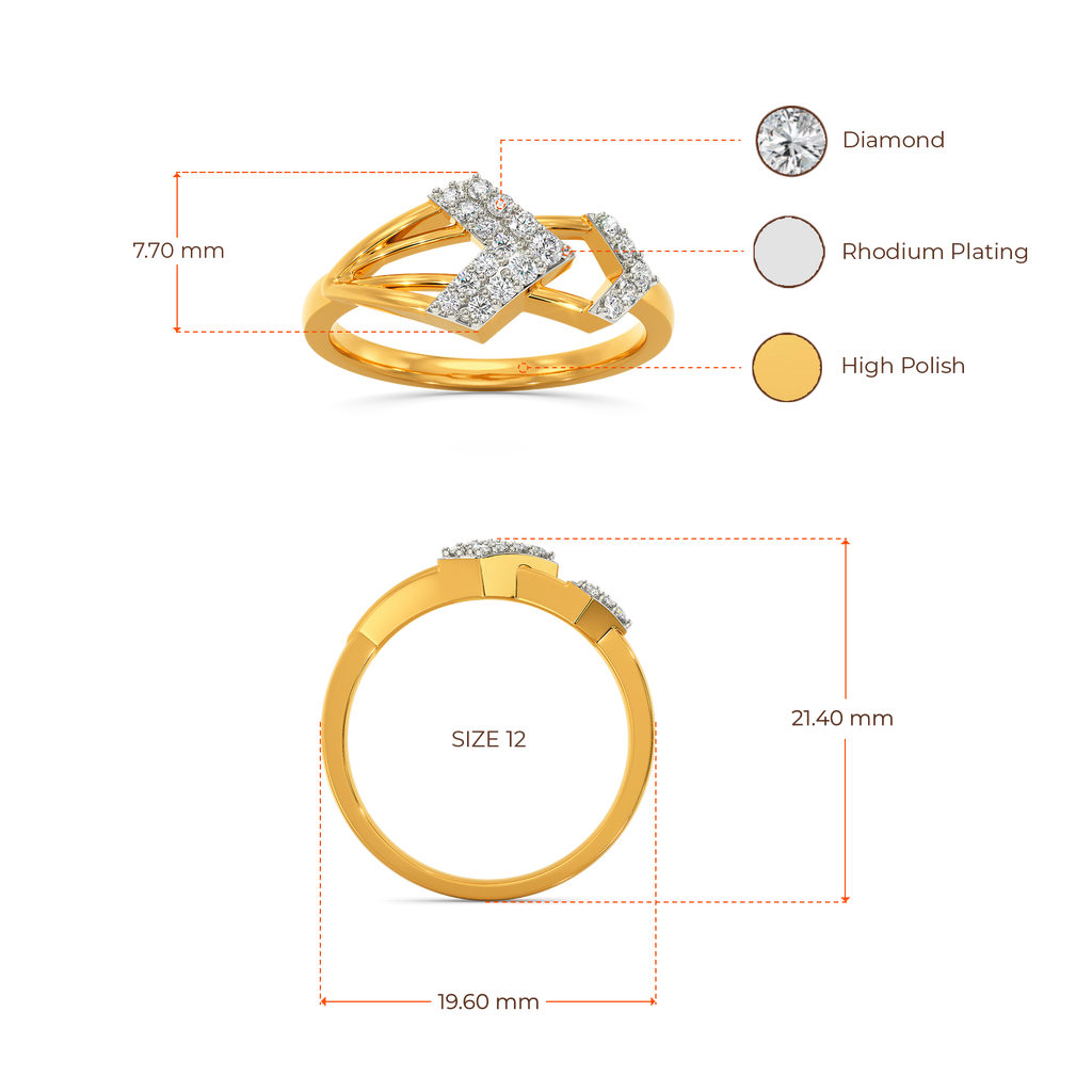 Layers In Play Diamond Rings image