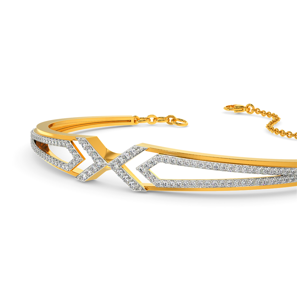Layers In Play Diamond Bangles