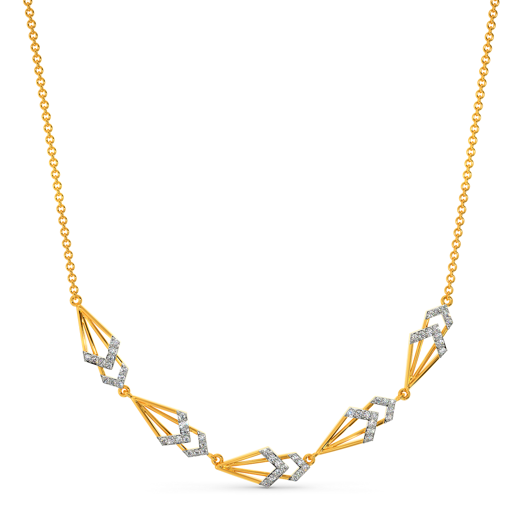 Layers In Play Diamond Necklaces