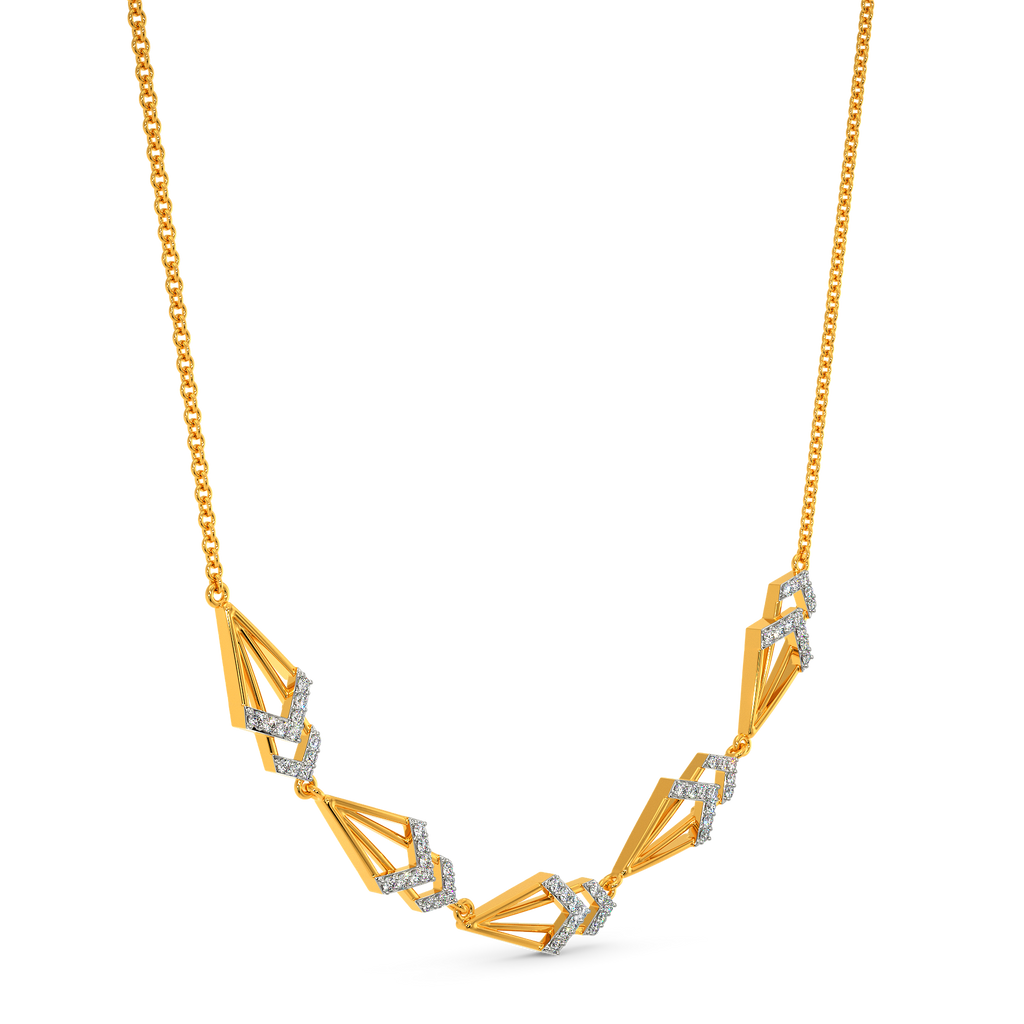 Layers In Play Diamond Necklaces