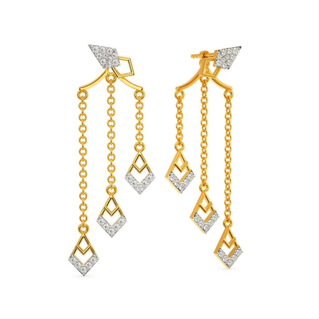 Layers In Play Diamond Earrings