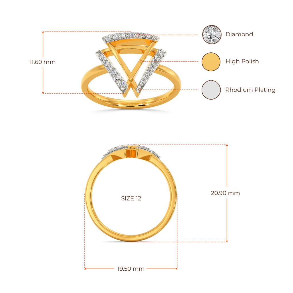 Layered Perfection Diamond Rings image