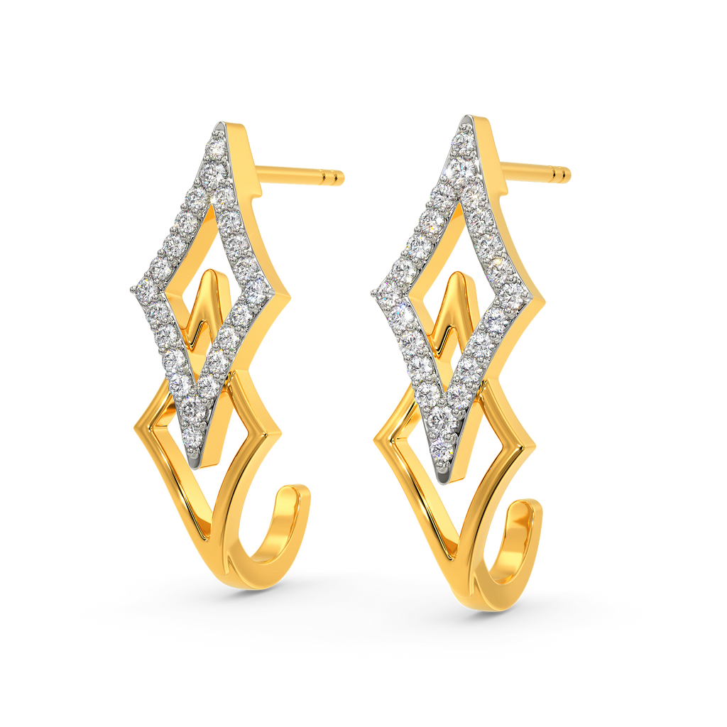 Layered Extravaganza Diamond Earrings