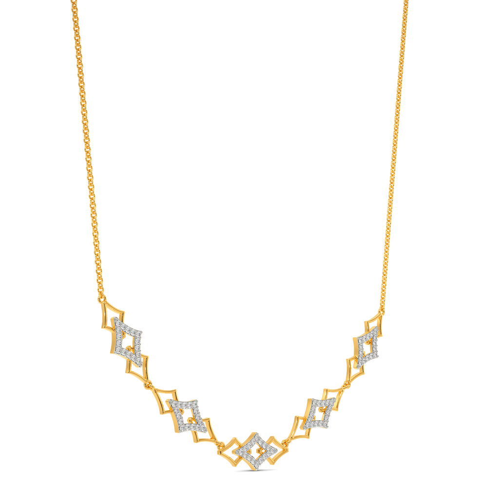 Layered Extravaganza Diamond Necklaces