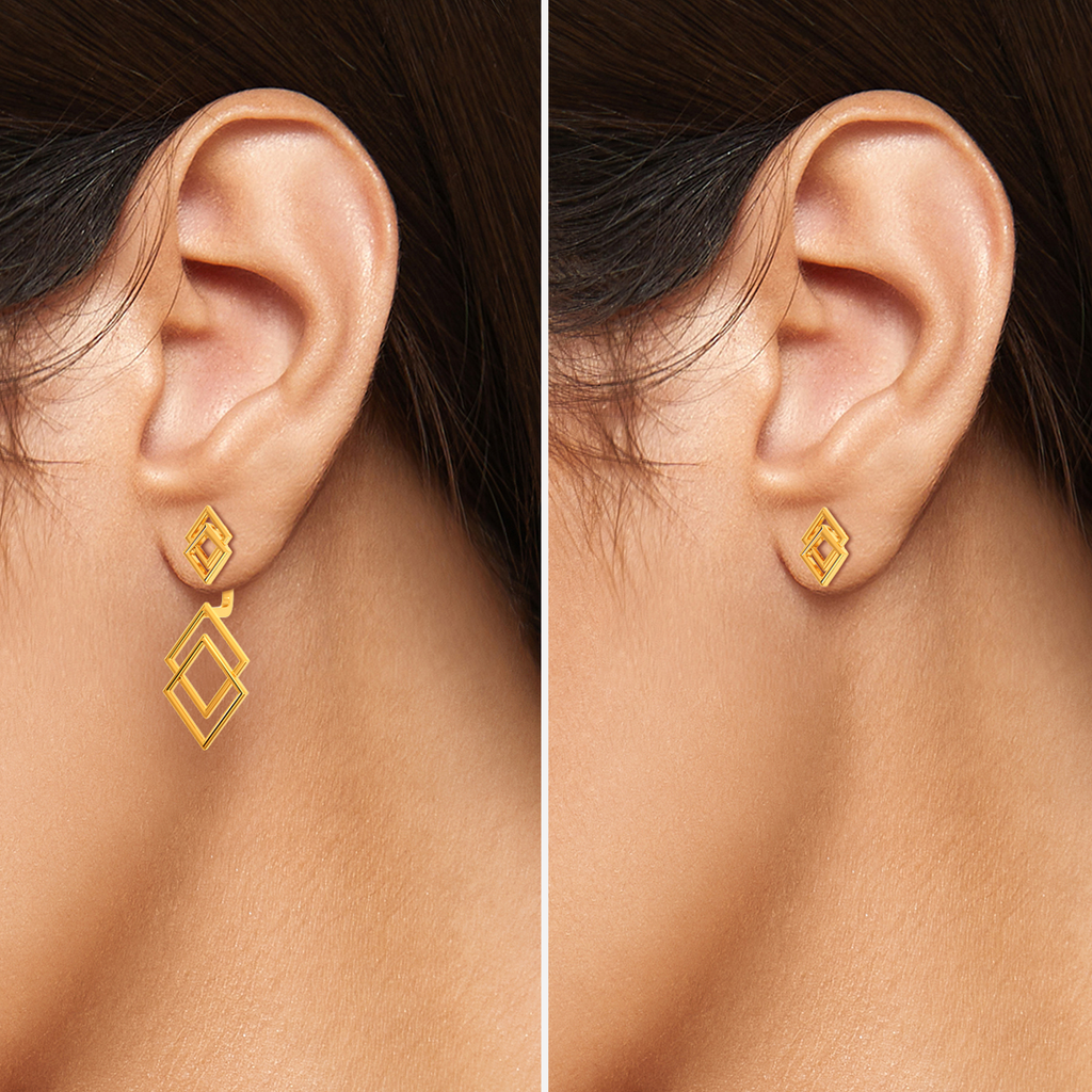 Layered Life Gold Earrings