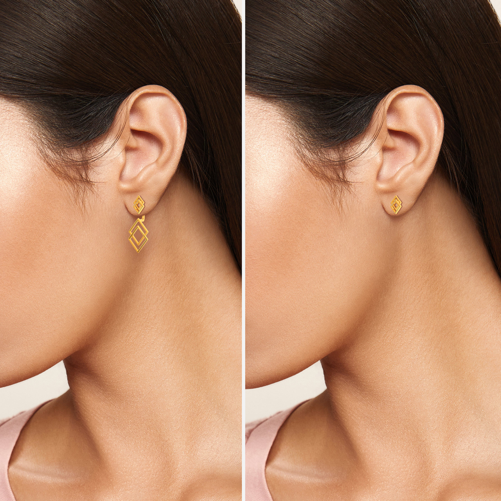 Layered Life Gold Earrings