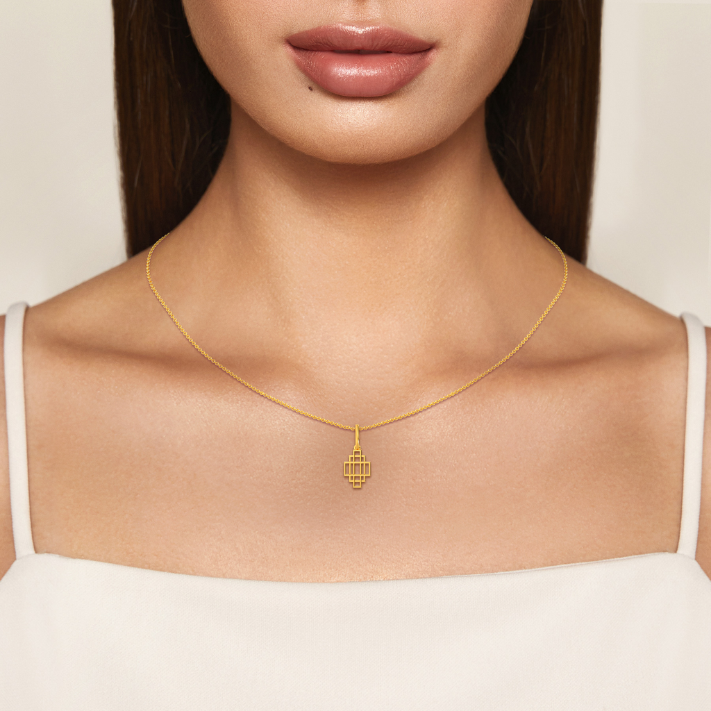 Layers of Quirk Gold Pendants