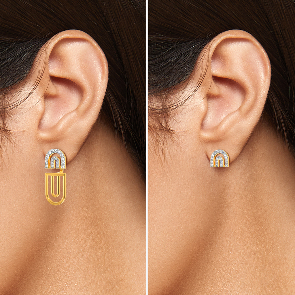 Layer Fiesta Diamond Earrings
