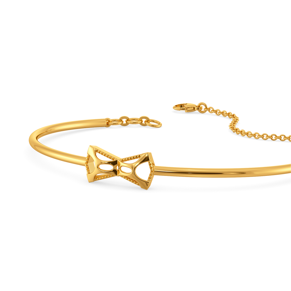 Cutout Trendy Gold Bangles