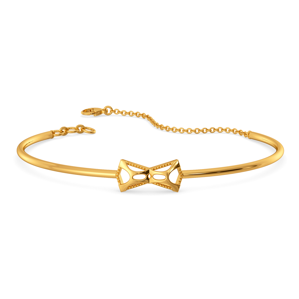 Cutout Trendy Gold Bangles