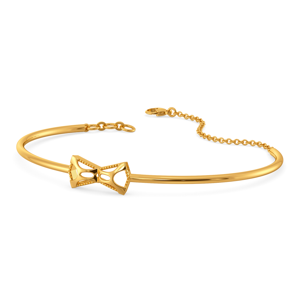 Cutout Trendy Gold Bangles