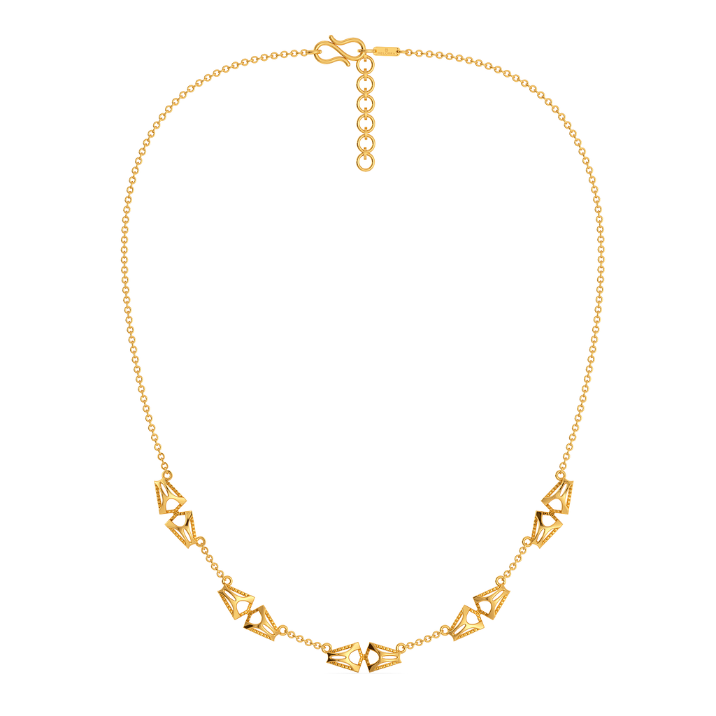 Cutout Trendy Gold Necklaces