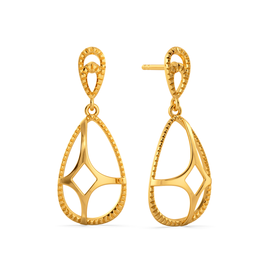 Cutout Crush Gold Earrings