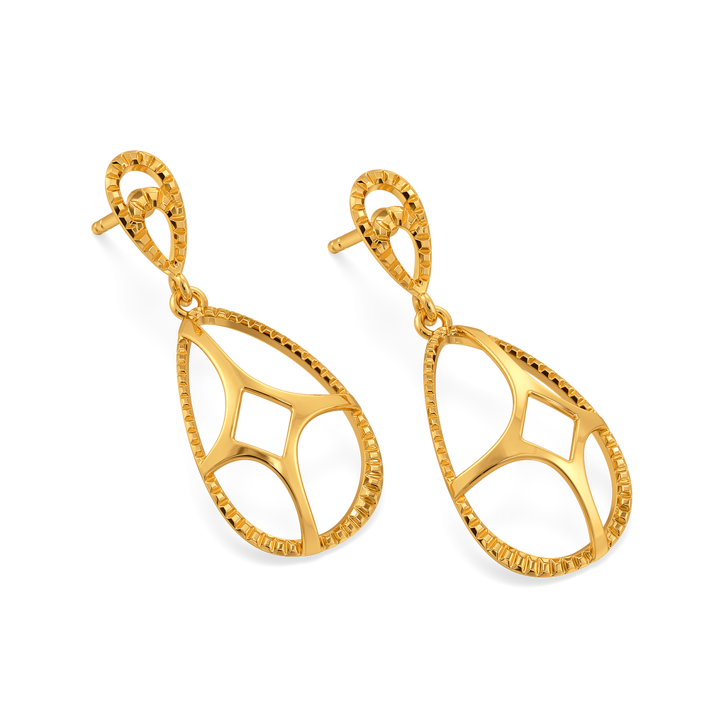 Cutout Crush Gold Earrings