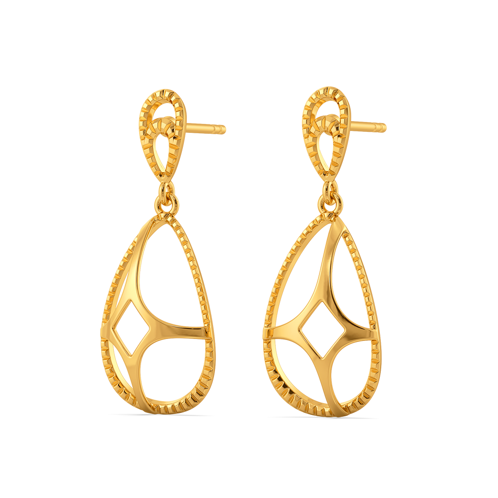 Cutout Crush Gold Earrings