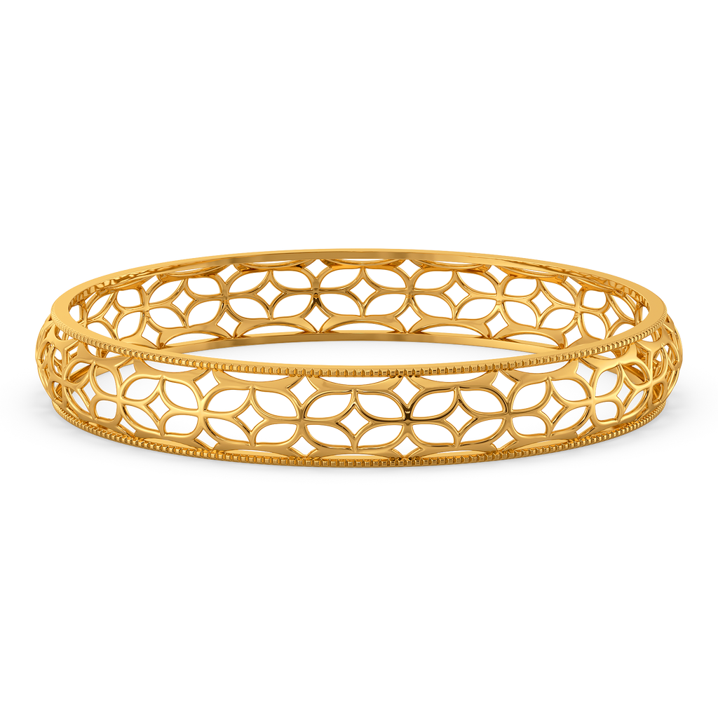 Cutout Crush Gold Bangles