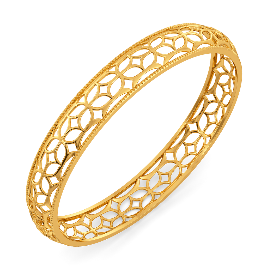 Cutout Crush Gold Bangles