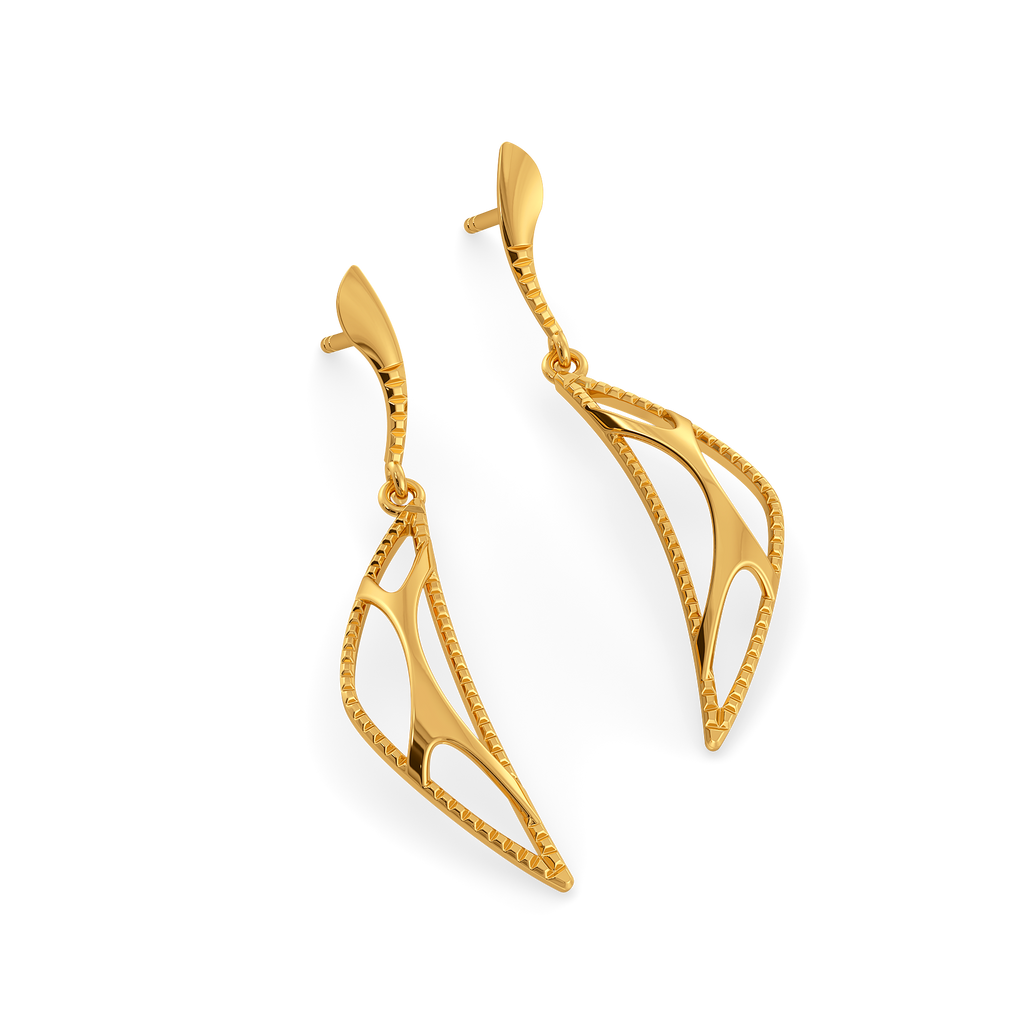Effortless Cutout Gold Earrings