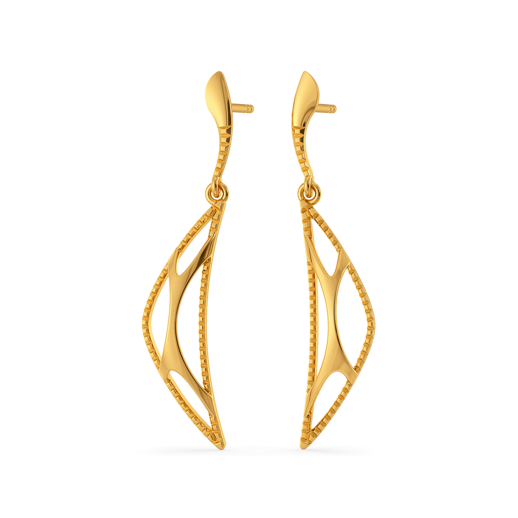 Effortless Cutout Gold Earrings