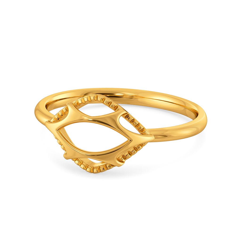 Effortless Cutout Gold Rings alternate view 2