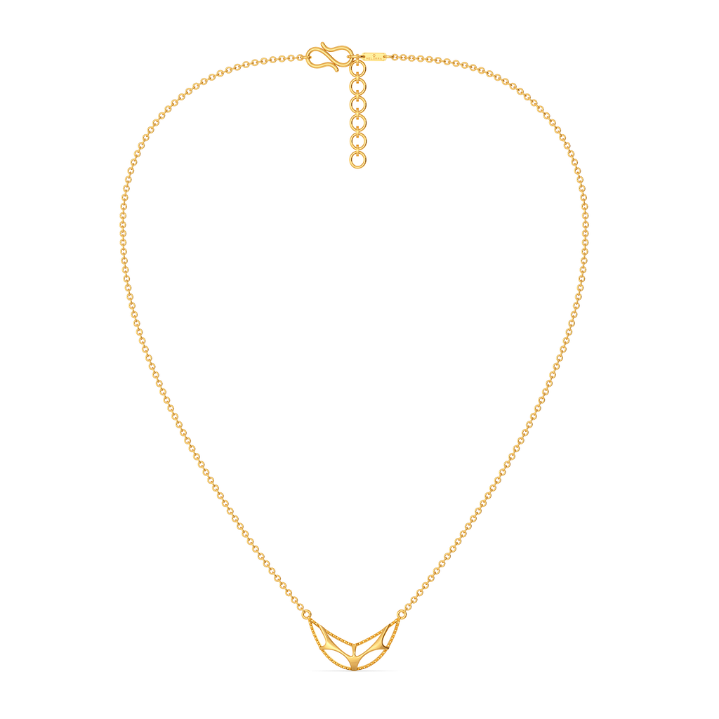 Effortless Cutout Gold Necklaces