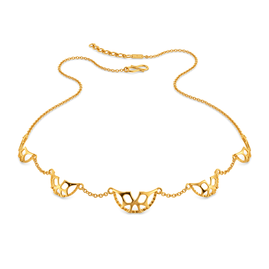 Vow Cutout Gold Necklaces