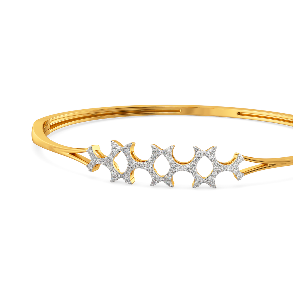 Own the Cutouts Diamond Bangles