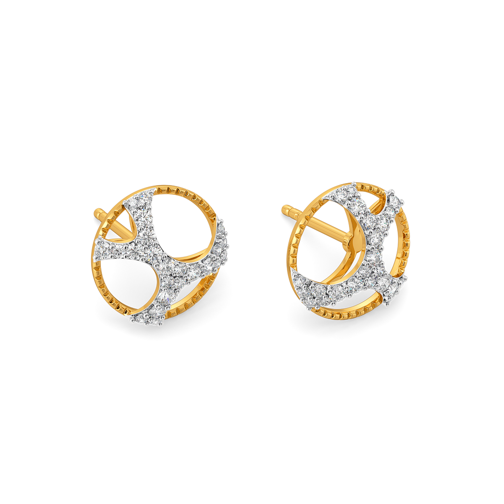 Own the Cutouts Diamond Earrings
