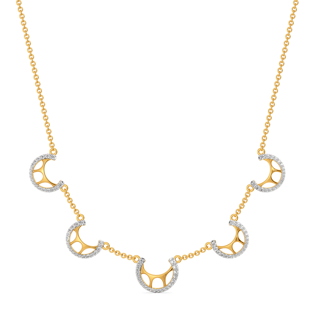 Bold in Cutouts Diamond Necklaces