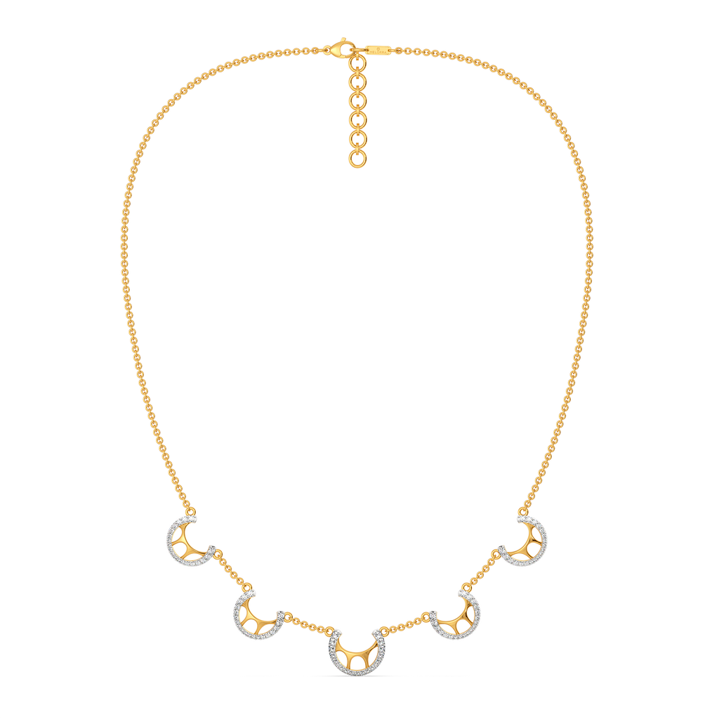 Bold in Cutouts Diamond Necklaces