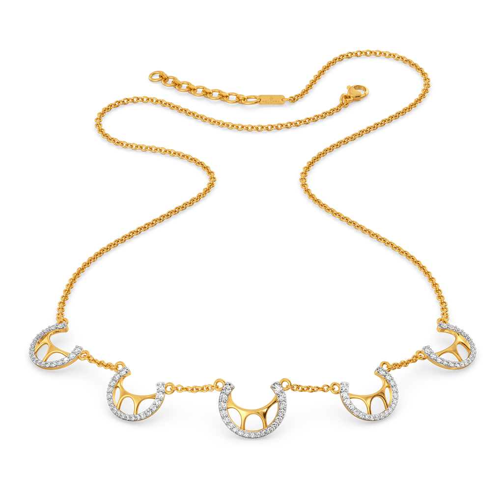 Bold in Cutouts Diamond Necklaces