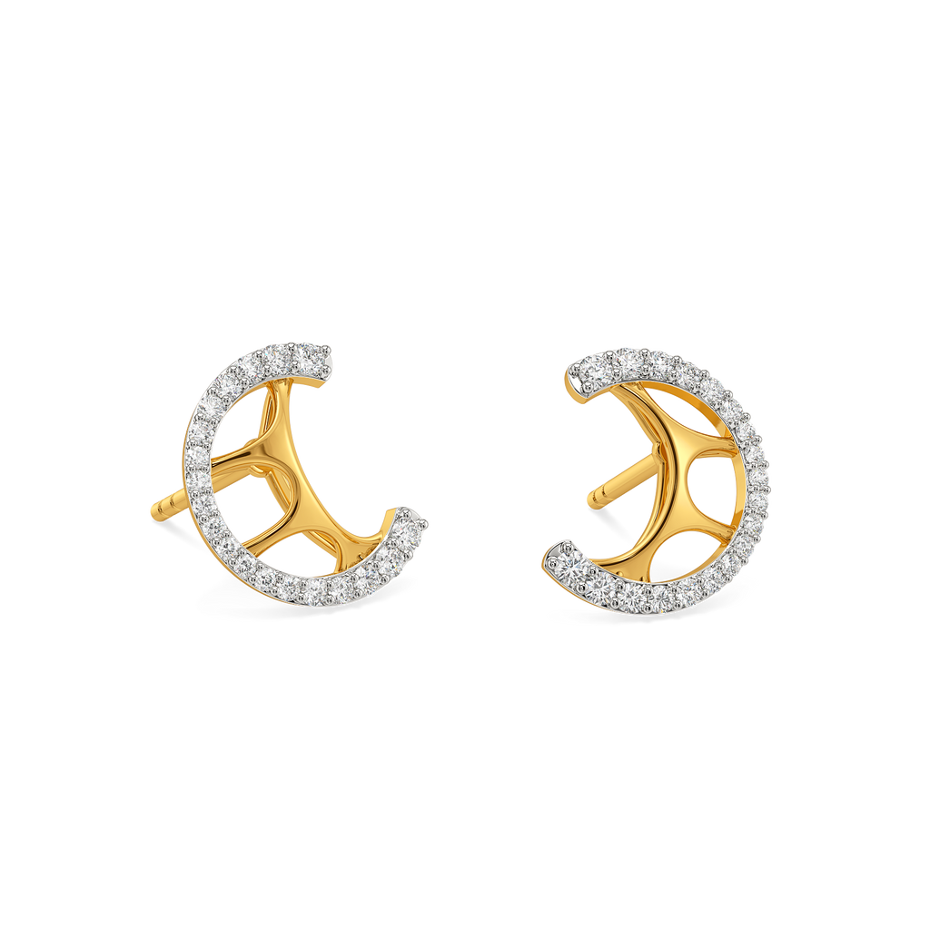 Bold in Cutouts Diamond Earrings