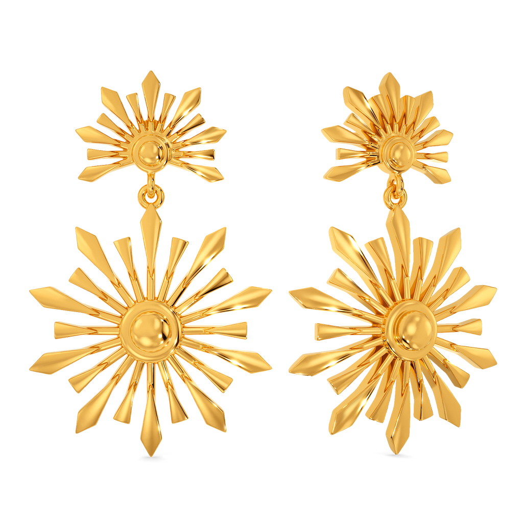 Hello Summer Gold Earrings