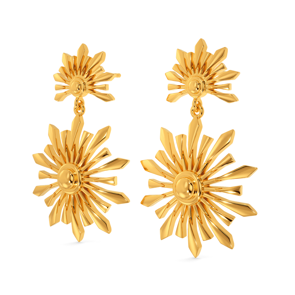 Hello Summer Gold Earrings