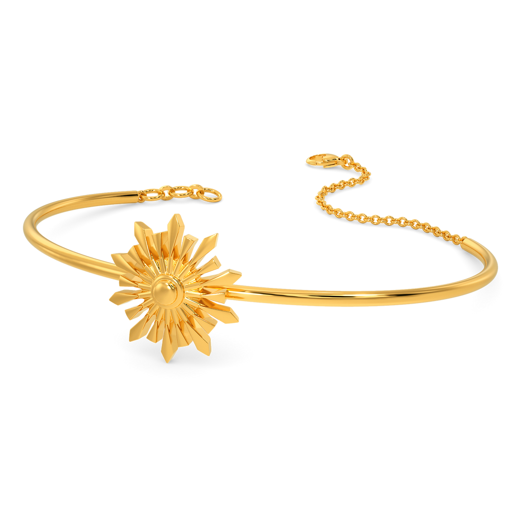 Hello Summer Gold Bangles