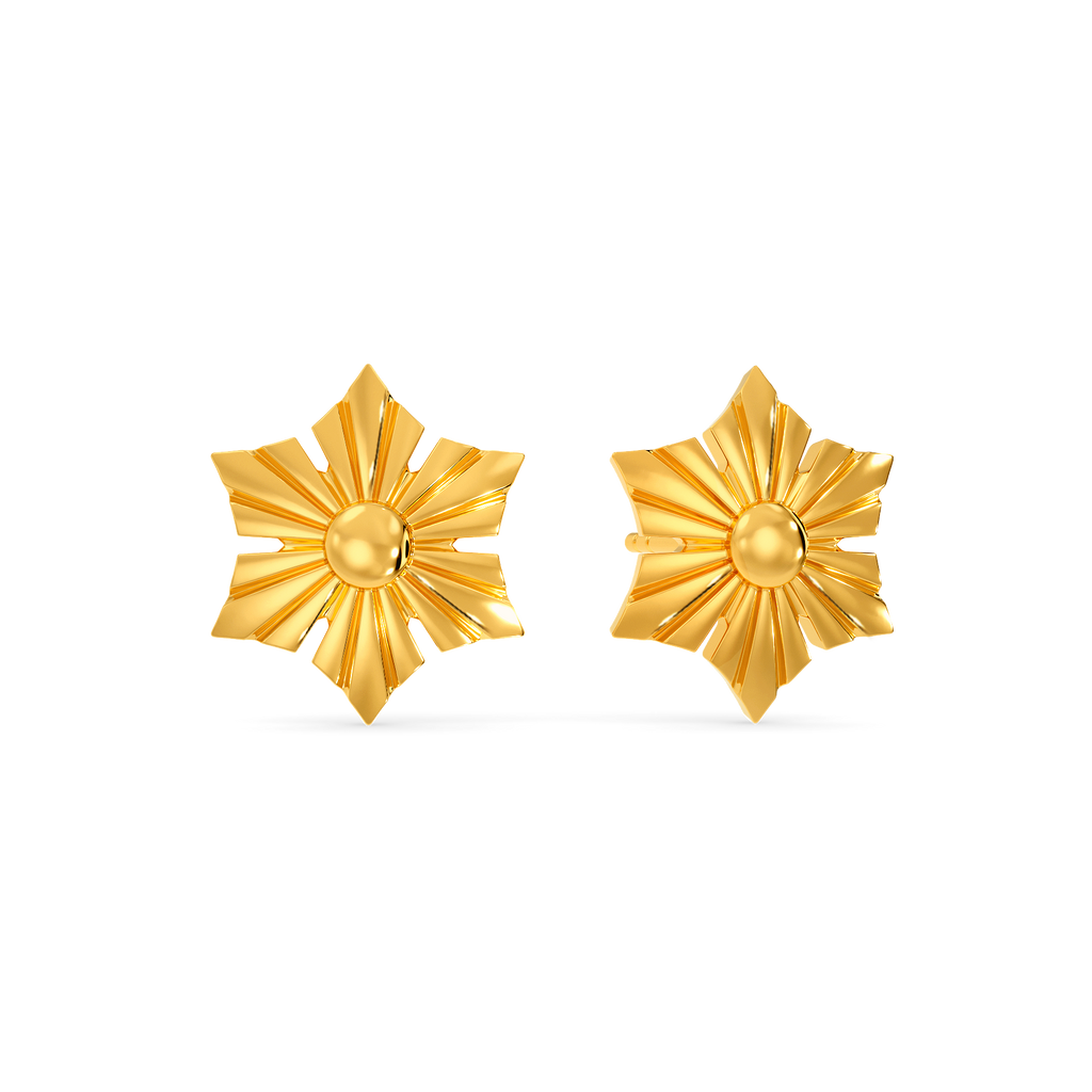 Hello Summer Gold Earrings